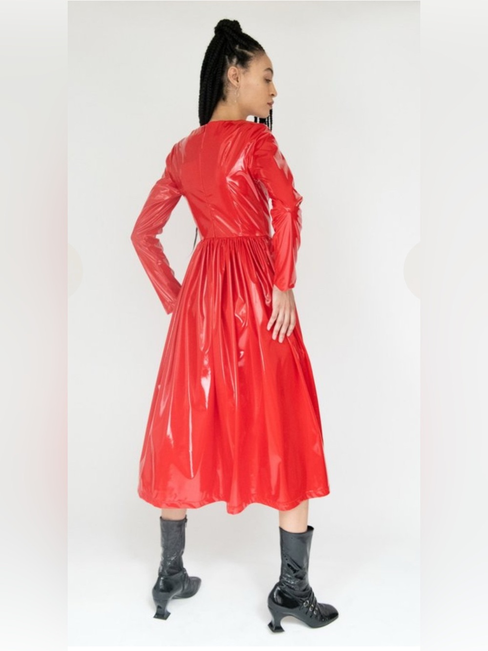 RARE-Batsheva Willow Red Latex - NWT - Picture 3 of 6